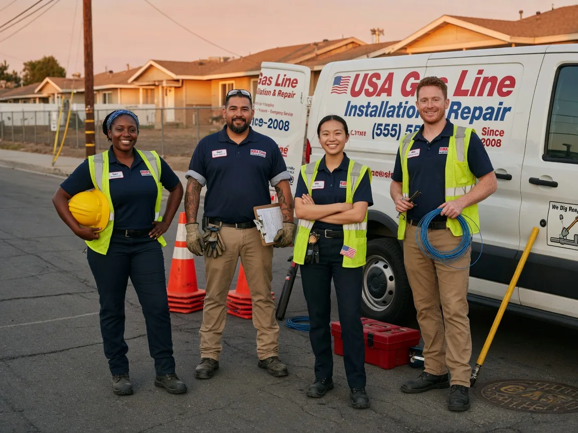 Gas Line Installation company in Pipersville, PA